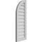 Ekena Millwork Quarter Round Top Left Surface Mount PVC Gable Vent w/ 2"W x 1-1/2"P Brickmould Frame, 12"W x 34"H GVPQL12X3402SN - alternate 5